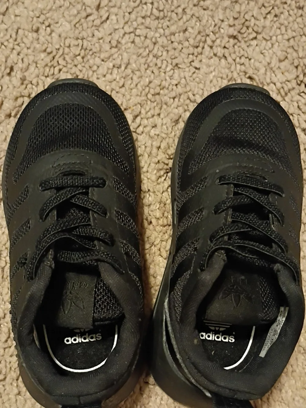 Toddler Adidas Black Sneakers Size 6K